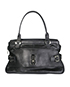 Maggie Tote, &pound;150, Handbags, Black, Leather, Front view